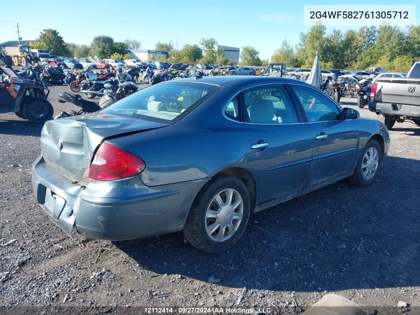 2006 Buick Allure VIN: 2G4WF582761305712 Lot: 12112414