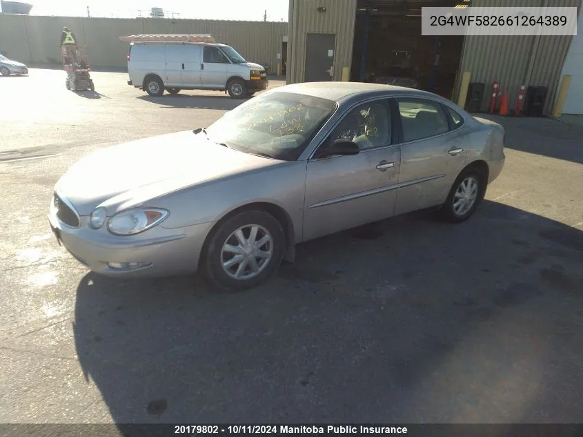 2006 Buick Allure Cx VIN: 2G4WF582661264389 Lot: 20179802