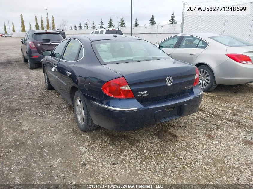 2007 Buick Allure VIN: 2G4WJ582771248699 Lot: 12131173