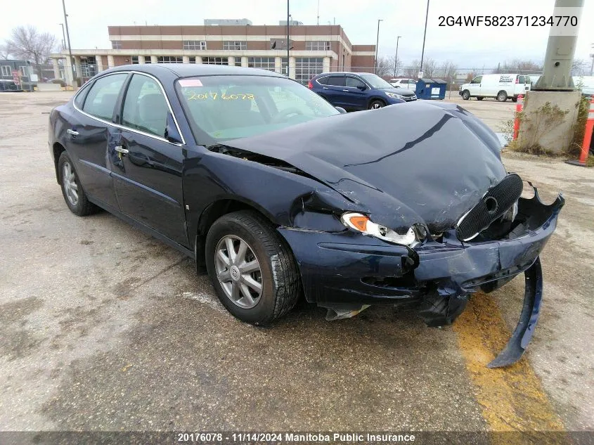 2007 Buick Allure Cx VIN: 2G4WF582371234770 Lot: 20176078