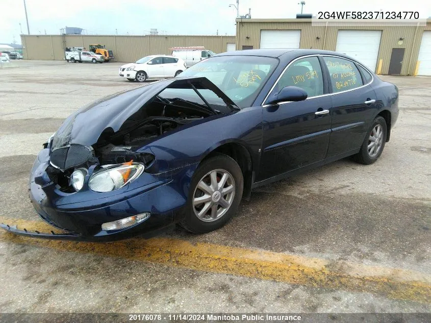 2007 Buick Allure Cx VIN: 2G4WF582371234770 Lot: 20176078