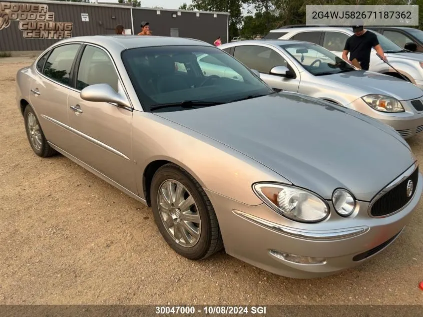 2007 Buick Allure Cxl VIN: 2G4WJ582671187362 Lot: 30047000