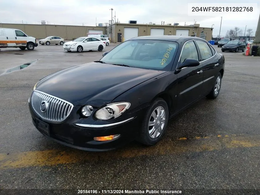 2008 Buick Allure Cx VIN: 2G4WF582181282768 Lot: 20184196