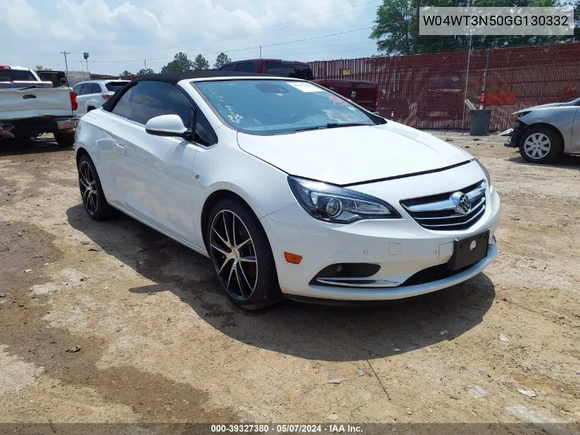 2016 Buick Cascada Premium VIN: W04WT3N50GG130332 Lot: 39327380