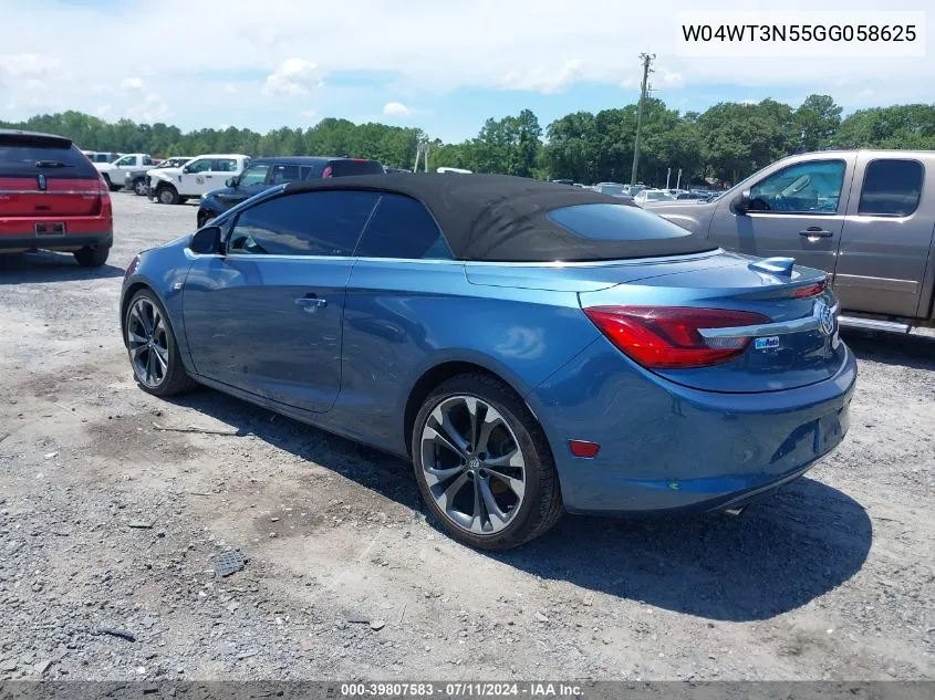 W04WT3N55GG058625 2016 Buick Cascada Premium