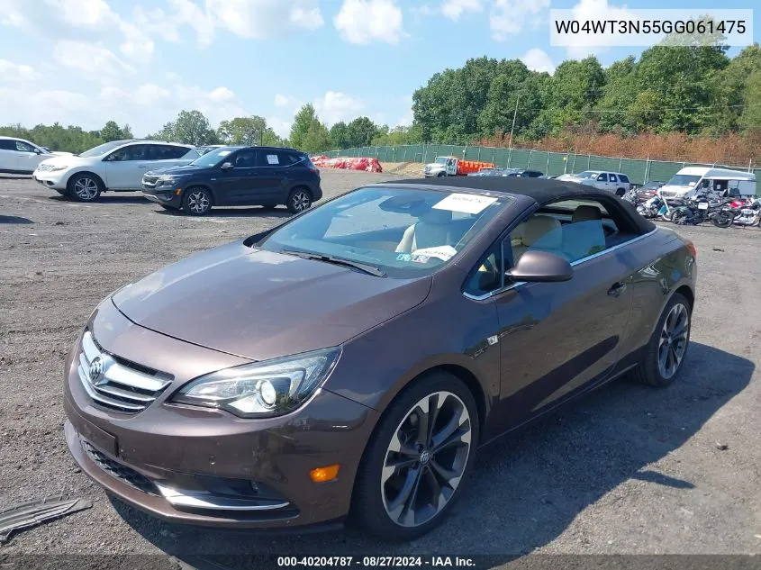 W04WT3N55GG061475 2016 Buick Cascada Premium