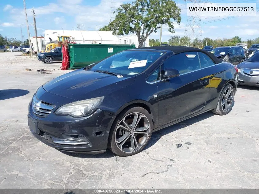 2016 Buick Cascada Premium VIN: W04WT3N50GG057513 Lot: 40756823