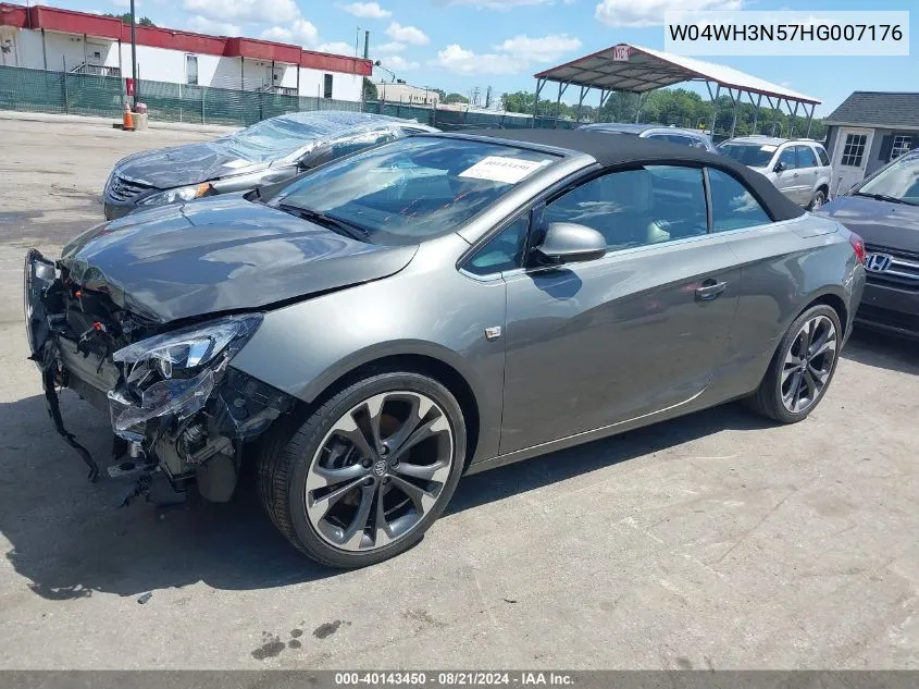 2017 Buick Cascada Premium VIN: W04WH3N57HG007176 Lot: 40143450