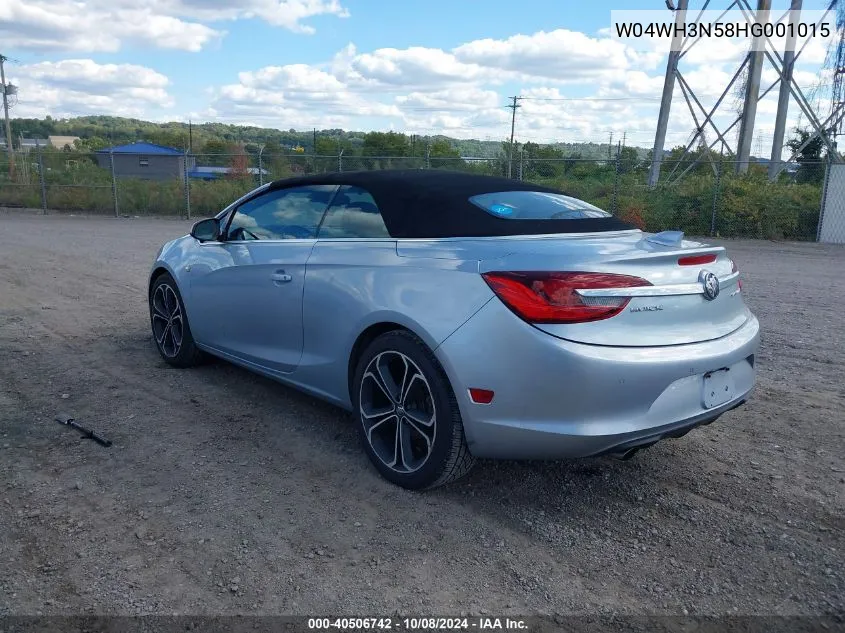 W04WH3N58HG001015 2017 Buick Cascada Premium