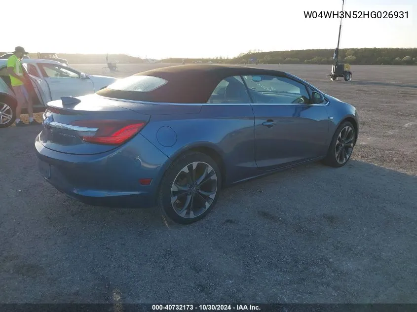 W04WH3N52HG026931 2017 Buick Cascada Premium