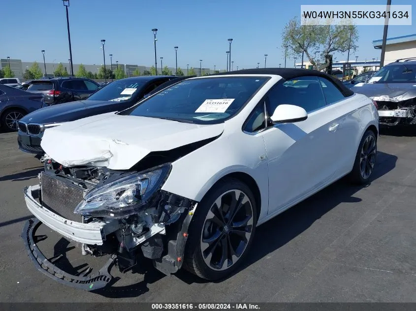 2019 Buick Cascada Premium VIN: W04WH3N55KG341634 Lot: 39351616