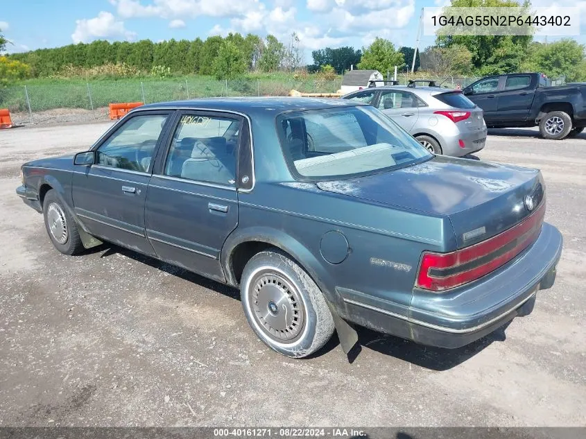 1993 Buick Century Special VIN: 1G4AG55N2P6443402 Lot: 40161271