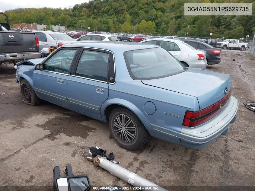 1993 Buick Century Special VIN: 3G4AG55N1PS629735 Lot: 40442396