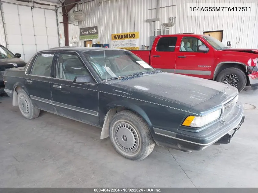 1G4AG55M7T6417511 1996 Buick Century Special/Custom/Limited