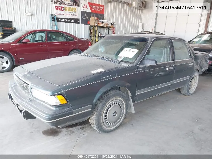 1G4AG55M7T6417511 1996 Buick Century Special/Custom/Limited