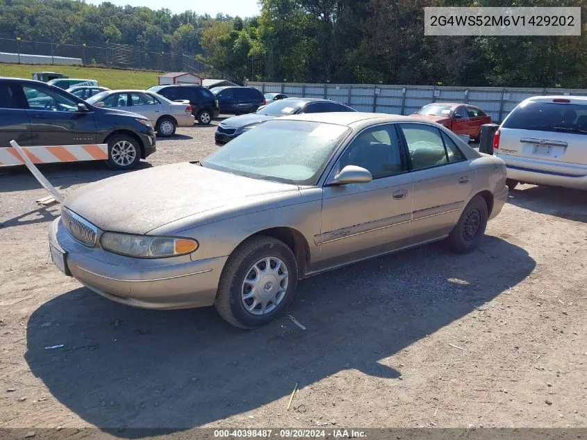 1997 Buick Century Custom VIN: 2G4WS52M6V1429202 Lot: 40398487