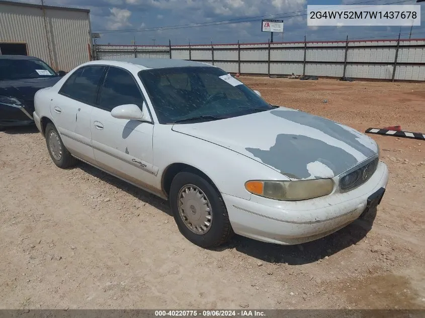 1998 Buick Century Limited VIN: 2G4WY52M7W1437678 Lot: 40220775