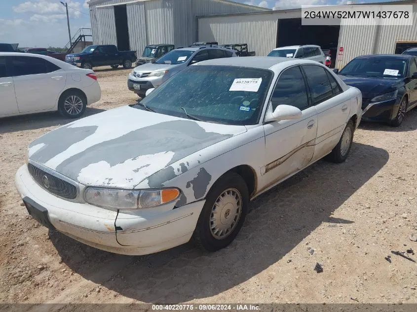 1998 Buick Century Limited VIN: 2G4WY52M7W1437678 Lot: 40220775