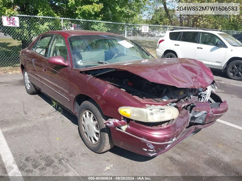 1998 Buick Century Custom VIN: 2G4WS52M7W1606583 Lot: 40390634