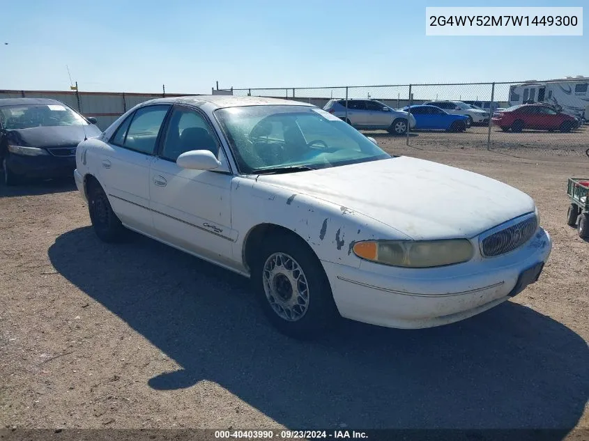 1998 Buick Century Limited VIN: 2G4WY52M7W1449300 Lot: 40403990