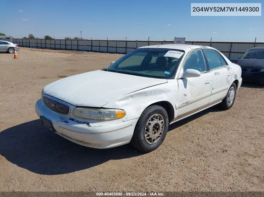 2G4WY52M7W1449300 1998 Buick Century Limited