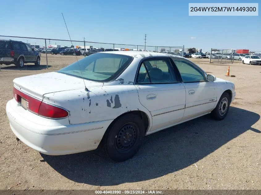 2G4WY52M7W1449300 1998 Buick Century Limited