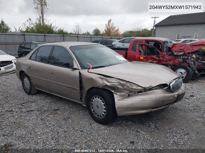 1998 Buick Century Limited VIN: 2G4WY52MXW1571942 Lot: 40467212