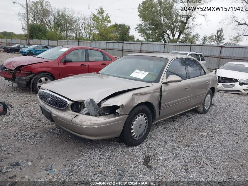 1998 Buick Century Limited VIN: 2G4WY52MXW1571942 Lot: 40467212