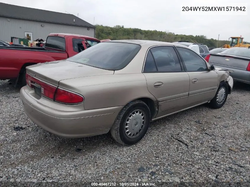 2G4WY52MXW1571942 1998 Buick Century Limited