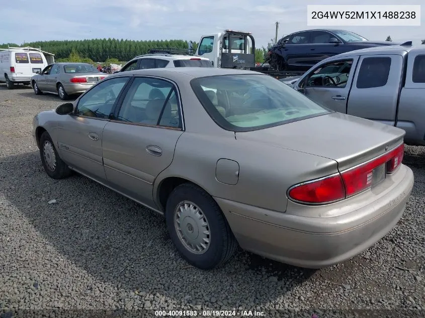 1999 Buick Century Limited Cmi VIN: 2G4WY52M1X1488238 Lot: 40091583