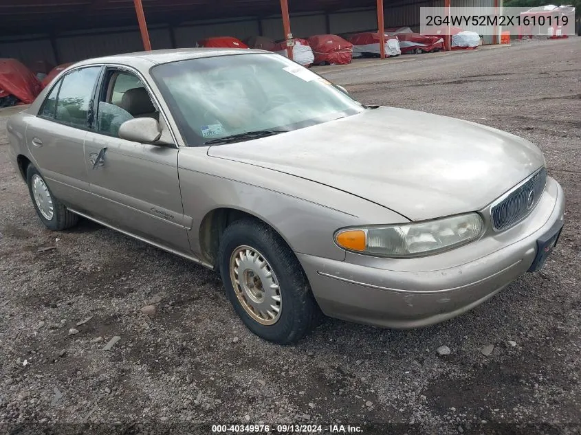 1999 Buick Century Limited VIN: 2G4WY52M2X1610119 Lot: 40349976