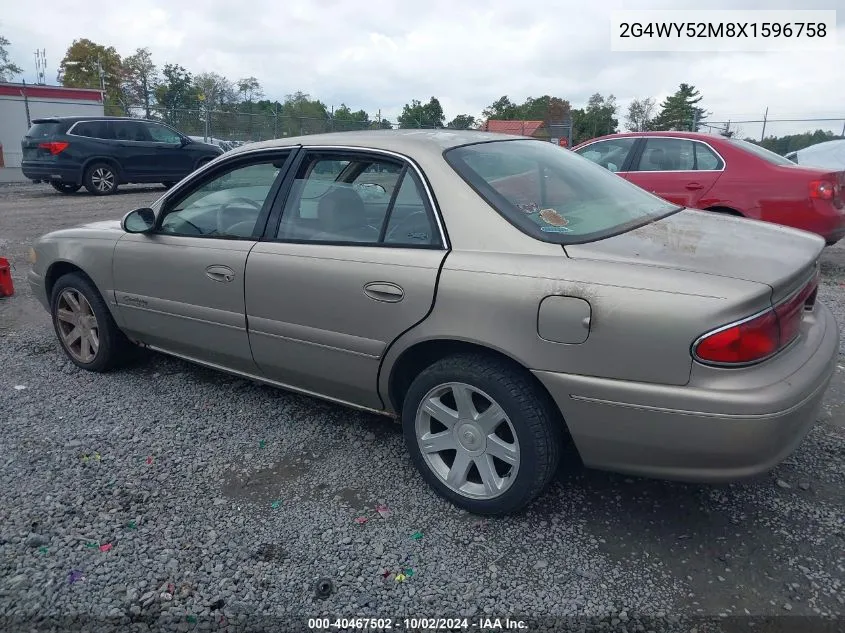 1999 Buick Century Limited VIN: 2G4WY52M8X1596758 Lot: 40467502