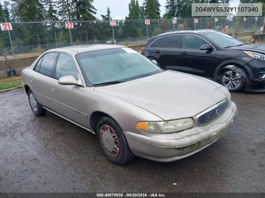 2000 Buick Century Limited VIN: 2G4WY55J2Y1107340 Lot: 40070538