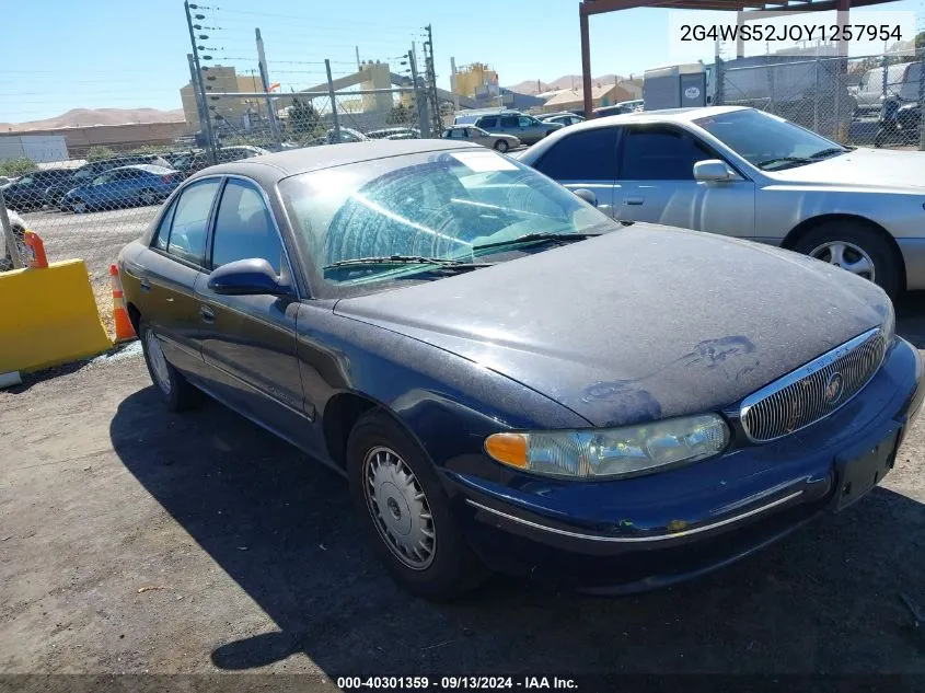 2G4WS52JOY1257954 2000 Buick Century Custom