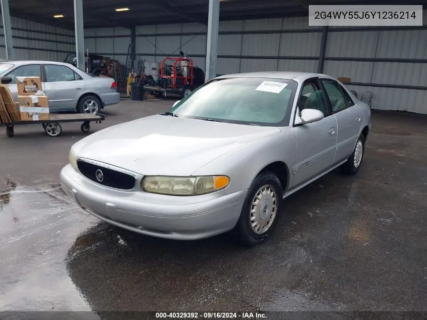 2G4WY55J6Y1236214 2000 Buick Century Limited