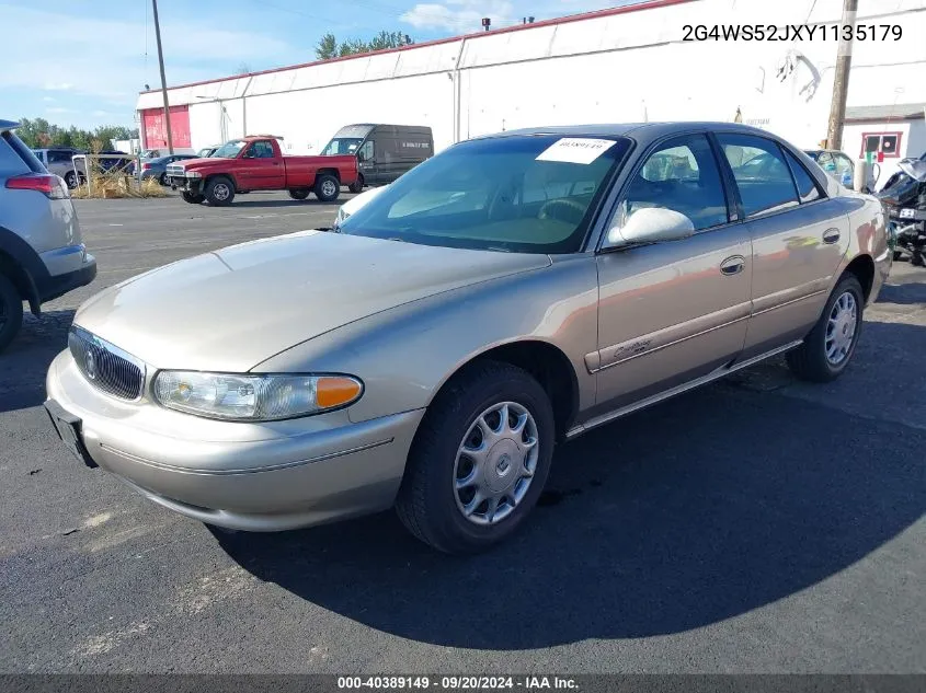 2000 Buick Century Custom VIN: 2G4WS52JXY1135179 Lot: 40389149