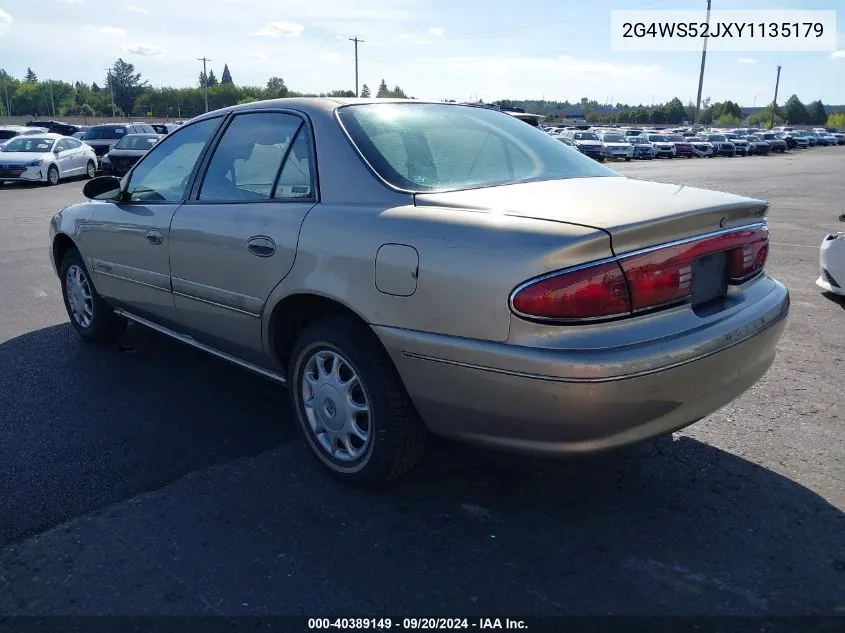 2000 Buick Century Custom VIN: 2G4WS52JXY1135179 Lot: 40389149