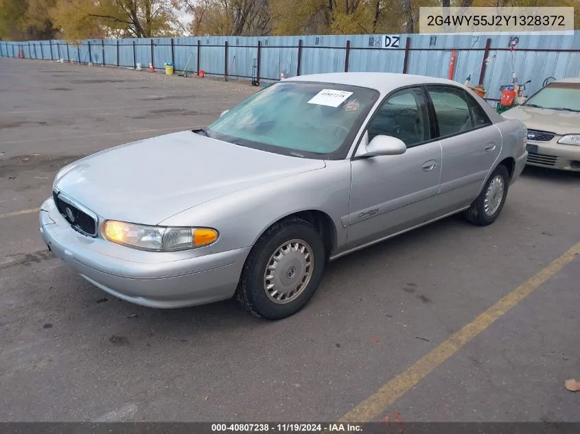 2000 Buick Century Limited VIN: 2G4WY55J2Y1328372 Lot: 40807238