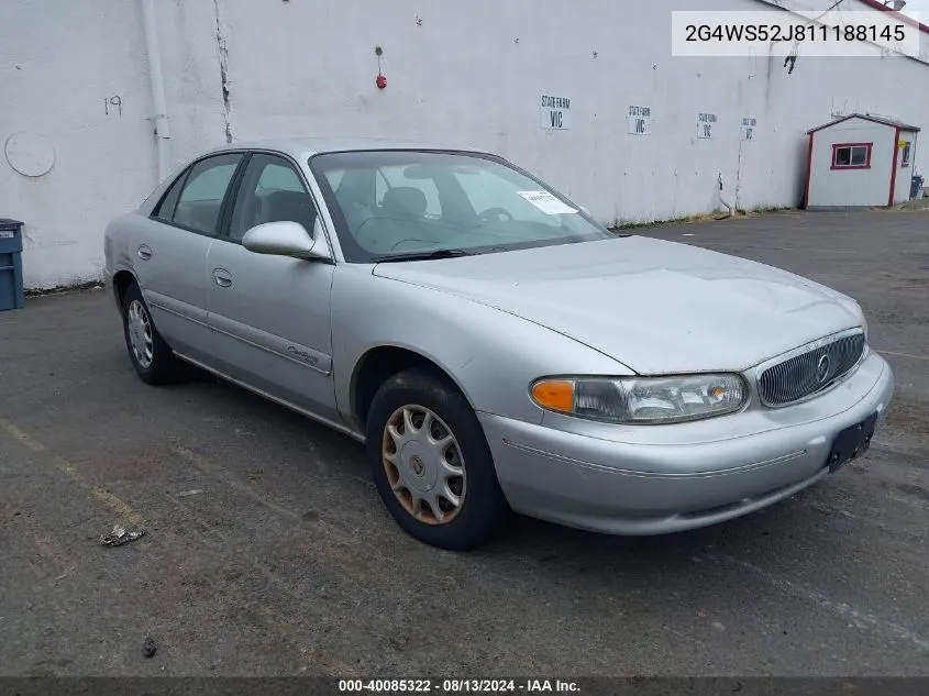 2G4WS52J811188145 2001 Buick Century Custom