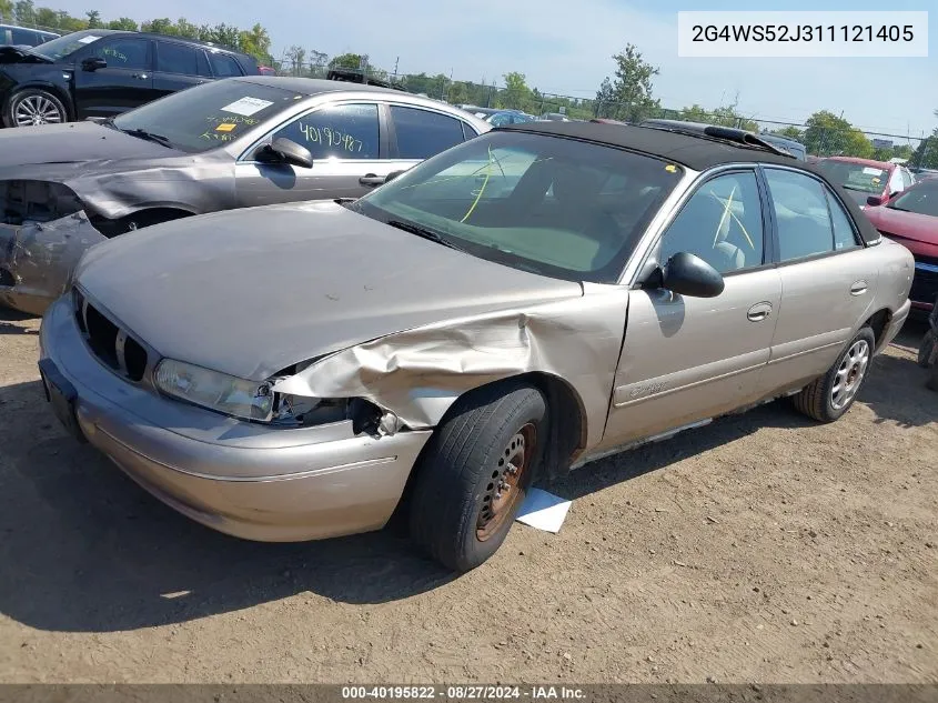 2001 Buick Century Custom VIN: 2G4WS52J311121405 Lot: 40195822