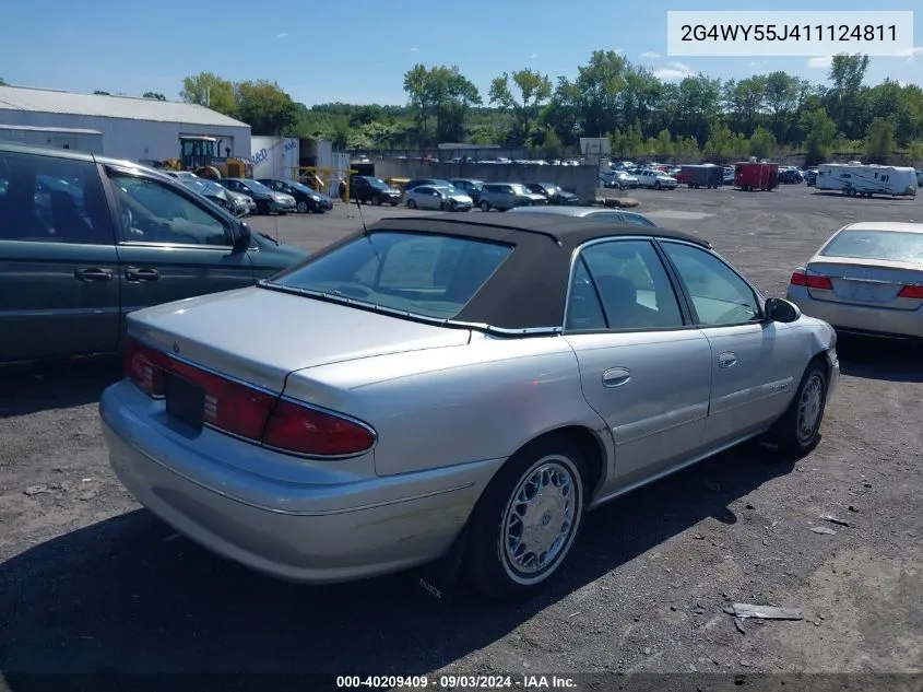 2G4WY55J411124811 2001 Buick Century Limited