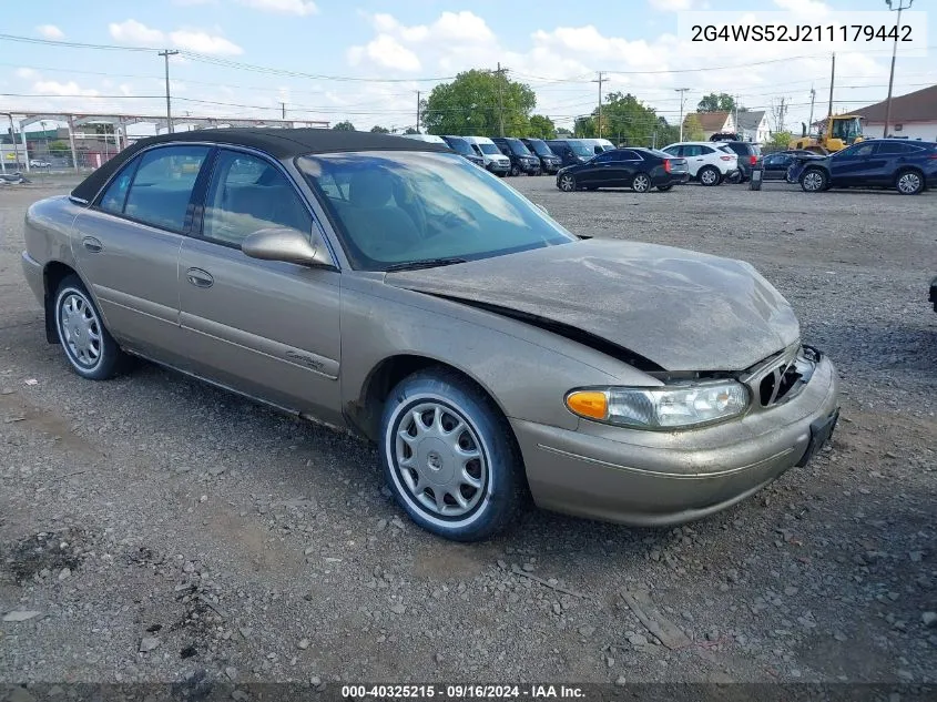 2G4WS52J211179442 2001 Buick Century Custom