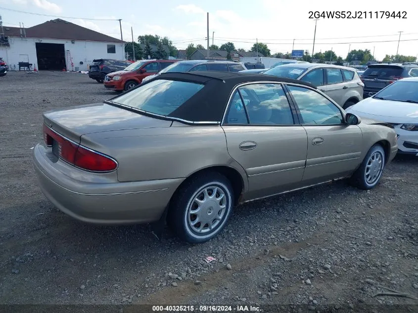 2G4WS52J211179442 2001 Buick Century Custom