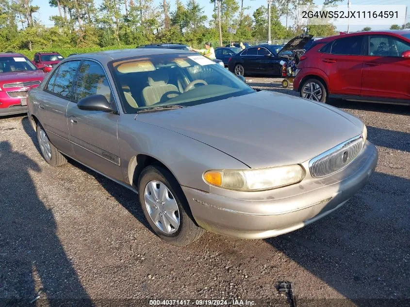 2001 Buick Century Custom VIN: 2G4WS52JX11164591 Lot: 40371417