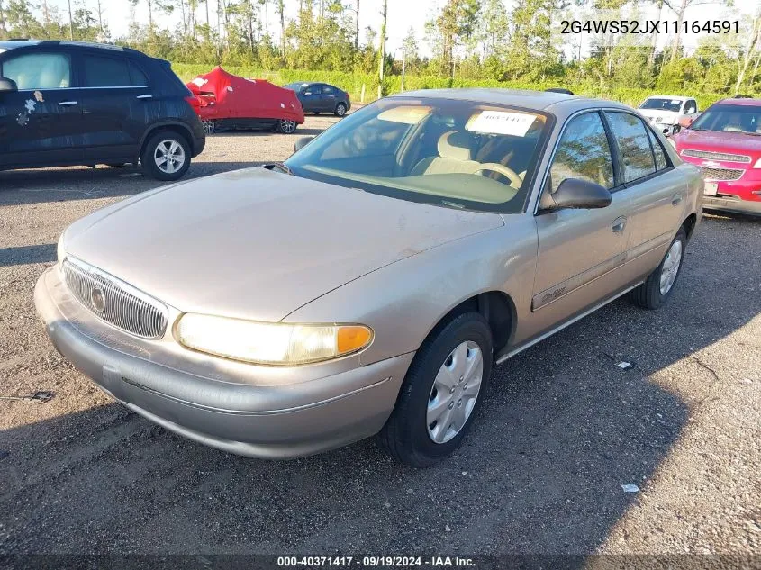 2001 Buick Century Custom VIN: 2G4WS52JX11164591 Lot: 40371417