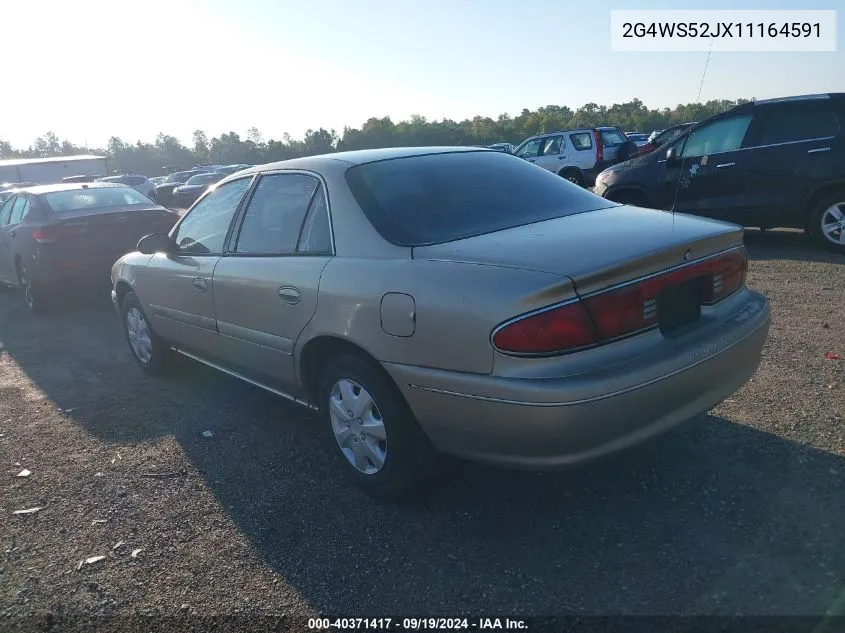 2001 Buick Century Custom VIN: 2G4WS52JX11164591 Lot: 40371417