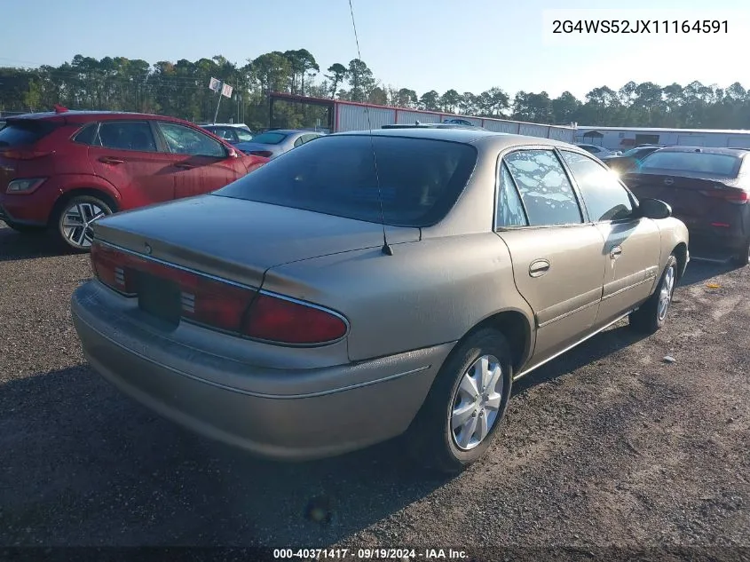 2001 Buick Century Custom VIN: 2G4WS52JX11164591 Lot: 40371417