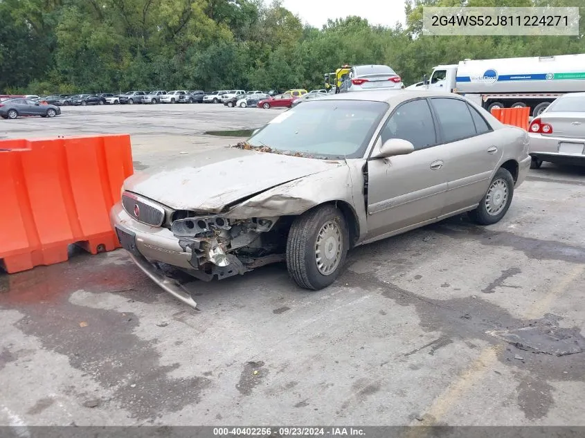 2001 Buick Century Custom VIN: 2G4WS52J811224271 Lot: 40402256