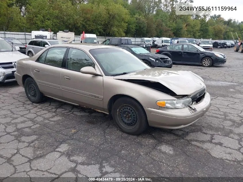 2G4WY55J611159964 2001 Buick Century Limited