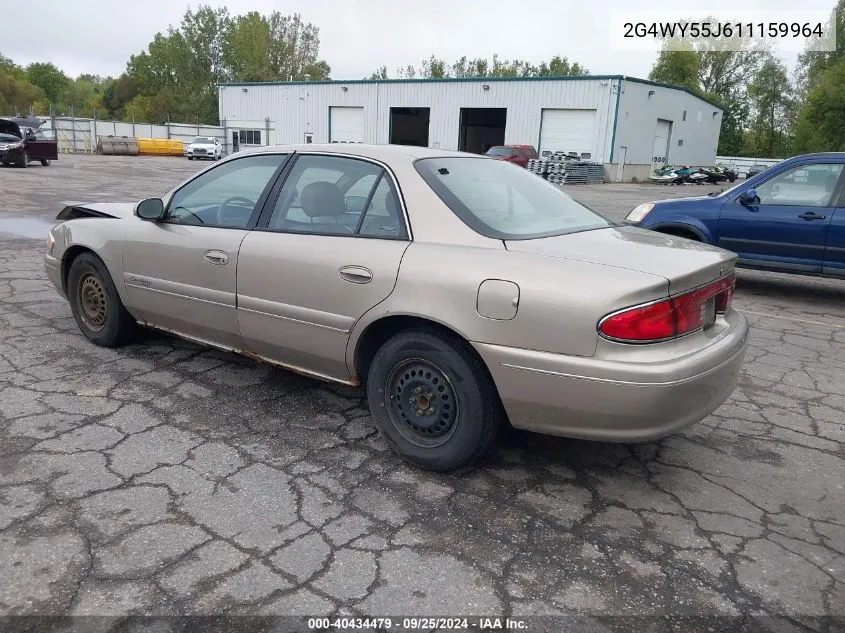 2G4WY55J611159964 2001 Buick Century Limited